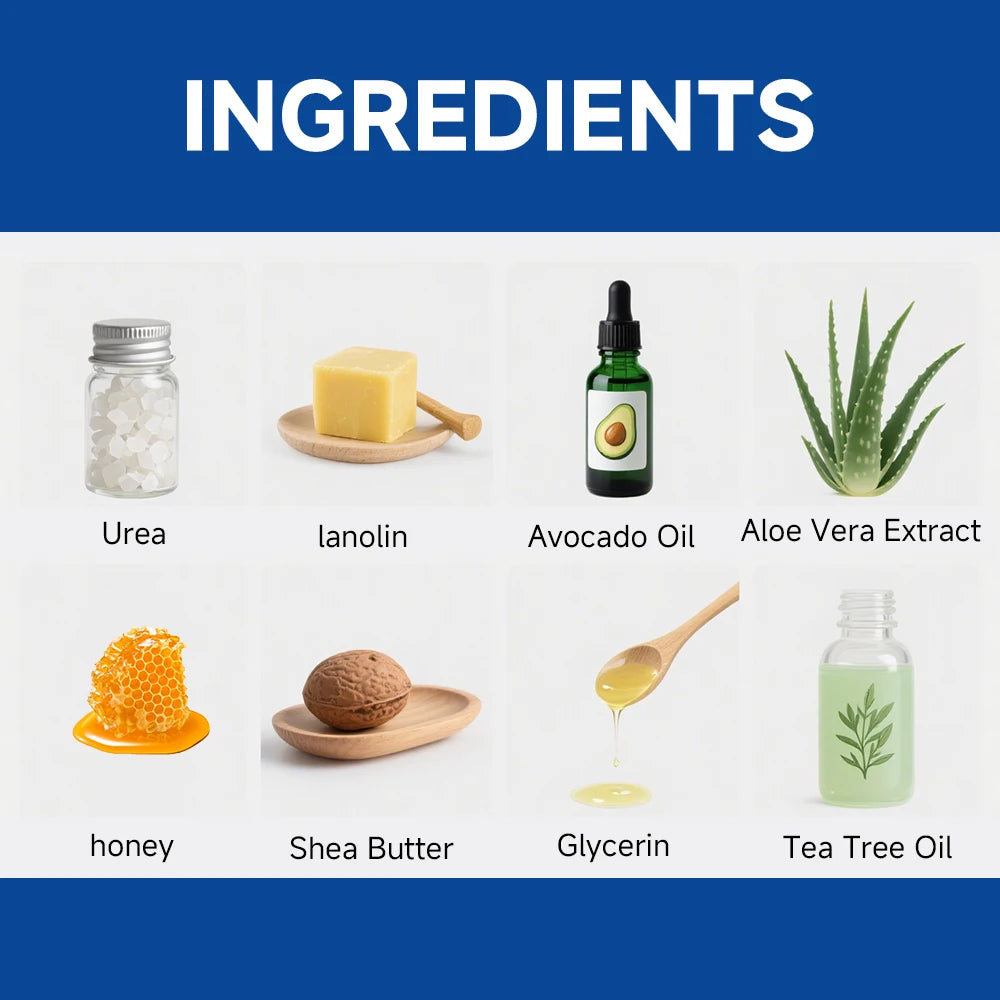 SUYARUN 60% Urea Foot Cream Stick - Moisturizing & Exfoliating, Cracked Heel Repair, Deep Hydration for Dry Feet, Long protect.