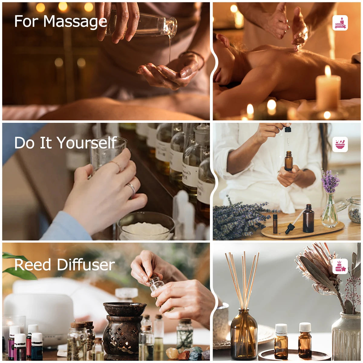 Rose essential oil aromatherapy essential oil fresh air facial skin care oil moisturizing body care massage oil lasting fragranc