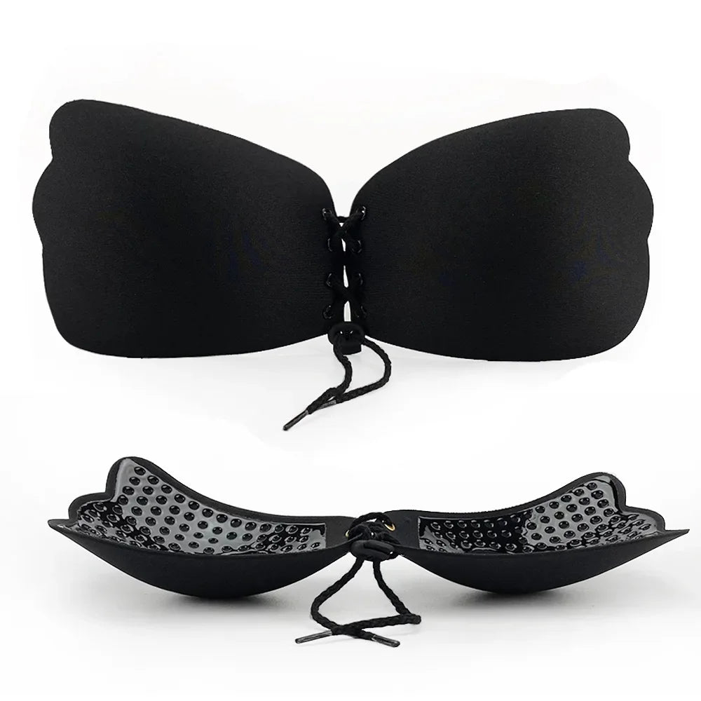Invisible Nude Bra Push Up Chest Paste Sexy Breast Pasty Invisible Mango Silicone Chest Sticker For Women Wedding DropShip