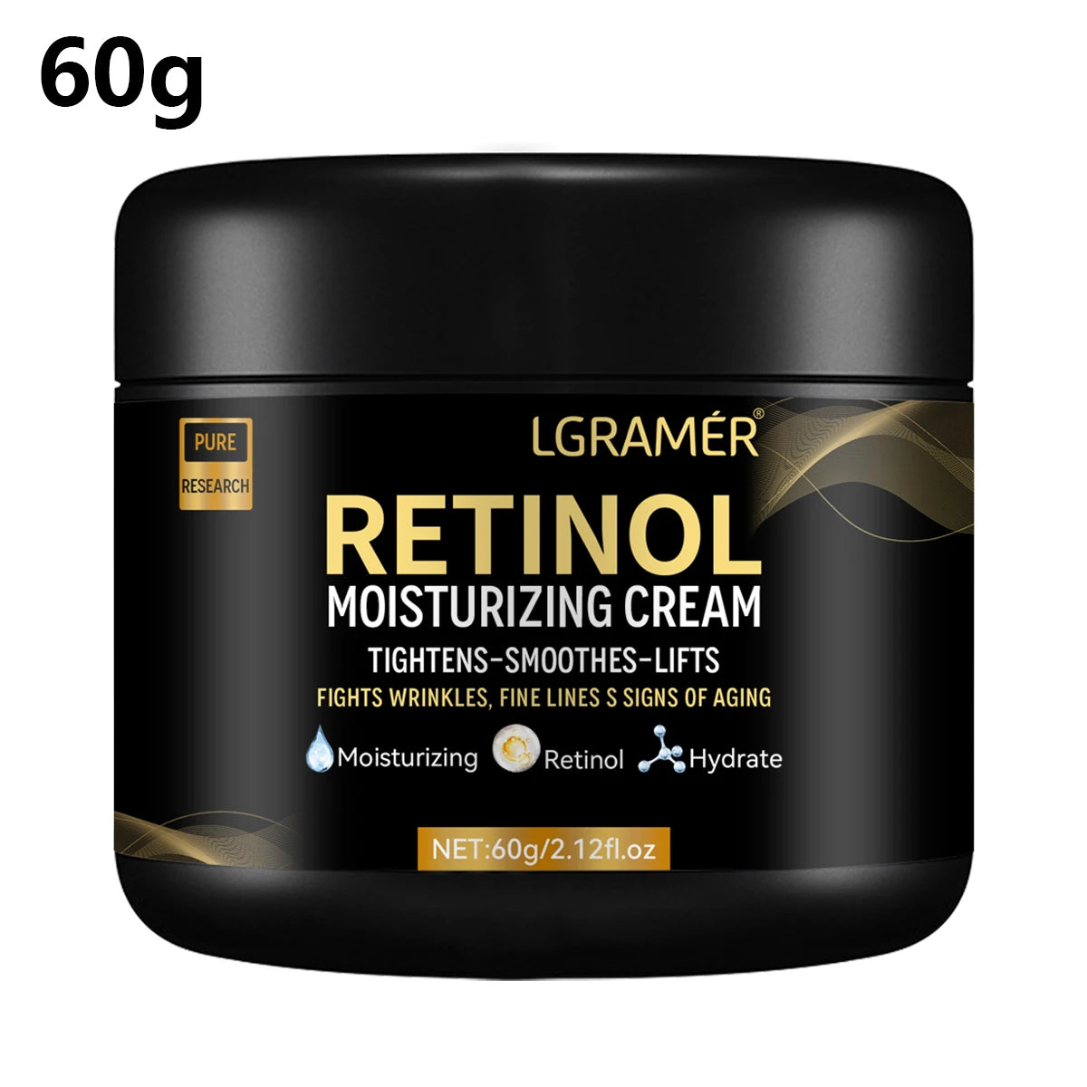 Men's Retinol Face Moisturizer Moisturizing Retinol Cream Anti-Wrinkle Aging Moisturizing Shrink Pores Whitening Smooth Retinol - BlissFully