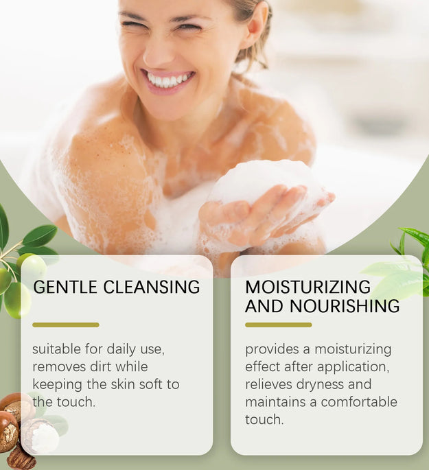 Green Tea Soap Oil Control Reduce Dryness Remove Dead Skin Deep Cleansing Moisturizing Refreshing Anti Acne Smooth Bath Bar Soap