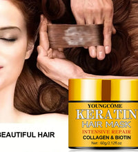 Hair Repairs Hair Mask Essential Oil Nourishing for Dry Damaged Biotin Collagen Keratin Treatment Hairs Conditioner Hair - BlissFully