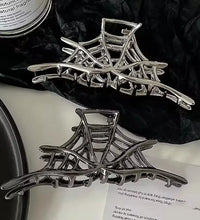 1Pcs Halloween Black Spider Hair Claw Clips with Pearl Charm Design,Metal Gothic Punk Hair Clips Strong Hold Hair Accessories - BlissFully