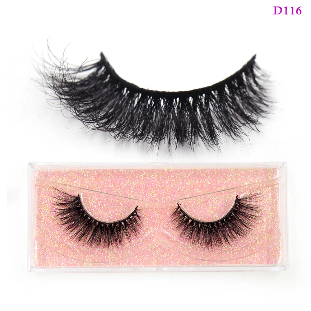 LEHUAMAO Eyelashes 3D Mink Lashes natural handmade volume soft lashes long eyelash extension real mink eyelash for makeup D103