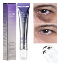 O'CHEAL Anti Wrinkle Anti Dark Circle Eye Cream Roller Massager Moisturizing Eye Bags Anti Aging Hyaluronic Acid Eye Skin Care - BlissFully