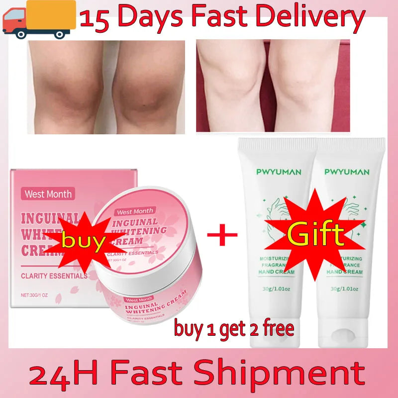 Niacinamide Body Whitening Cream For Underarm Bleaching Armpit Lightening Intimate Area  Moisturizer Korean Skin Care Product
