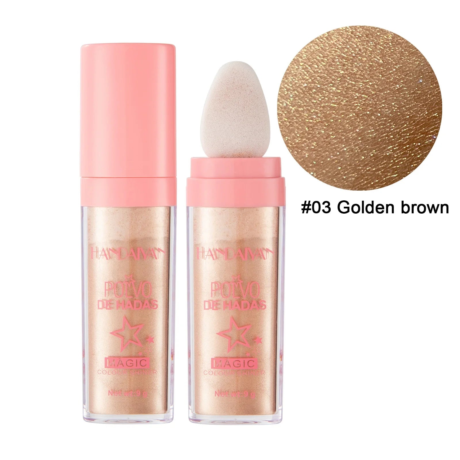 3 Colors Fairy Powder Stick Highlighter Contour Sticks Brightening Shimmering Contour Makeup Illuminator Glitter Patting Powder