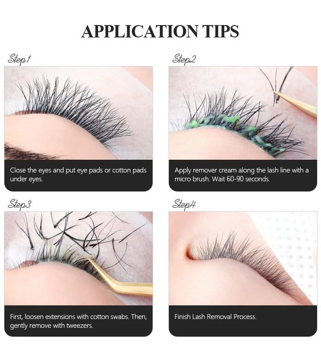 SAKURAHANA Eyelash Glue Remover Remover Gel Cream Korea Professional No Stimulation Remover Makeup Lash Glue Remover Cream