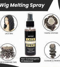 100ML Lace Wig Melting And Holding Spray Strong Natural Finish Wig Adhesive Glue for Lace Front Melt Super Hold Hair Spray - BlissFully
