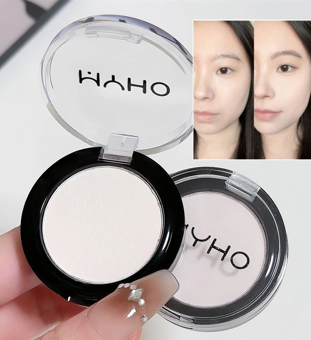 White Matte Highlighter Pink Purple Blush Palette Powder Eyeshadow Waterproof Lasting Face Contour Brightening Makeup Cosmetics