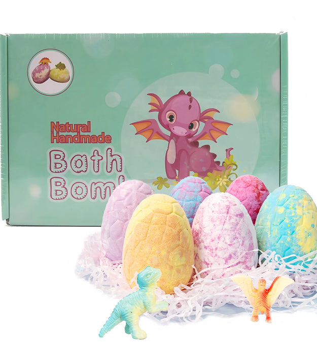 Surprising children's explosive bath salt ball dinosaur egg themed bubble bath is an ideal birthday gift for sons and daughters