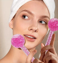 2Pcs Box LCE Globes For Facials Cooling LCE Balls For Face LCE RollerFacial Massager Freezer LCE Globes Tool For Face And Eyes - BlissFully