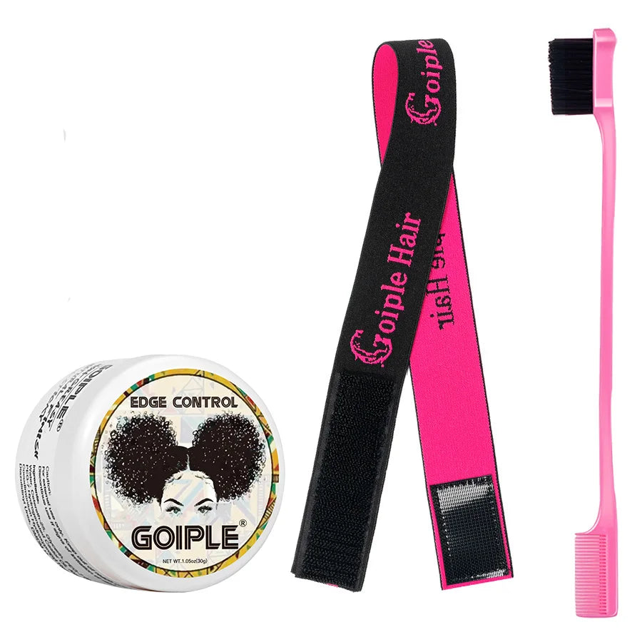 GOIPLE 30G Edge Control for 4C Curls Hair Styling Cream Tames Broken and Fix Bang Pomade Mini Small Hair Gel - BlissFully