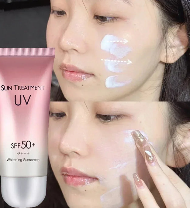 60ml Waterproof Facial Body Sunscreen Whitening Sun Cream Sunblock Skin Protective Cream Anti Sun Facial Protection Cream SPF50+