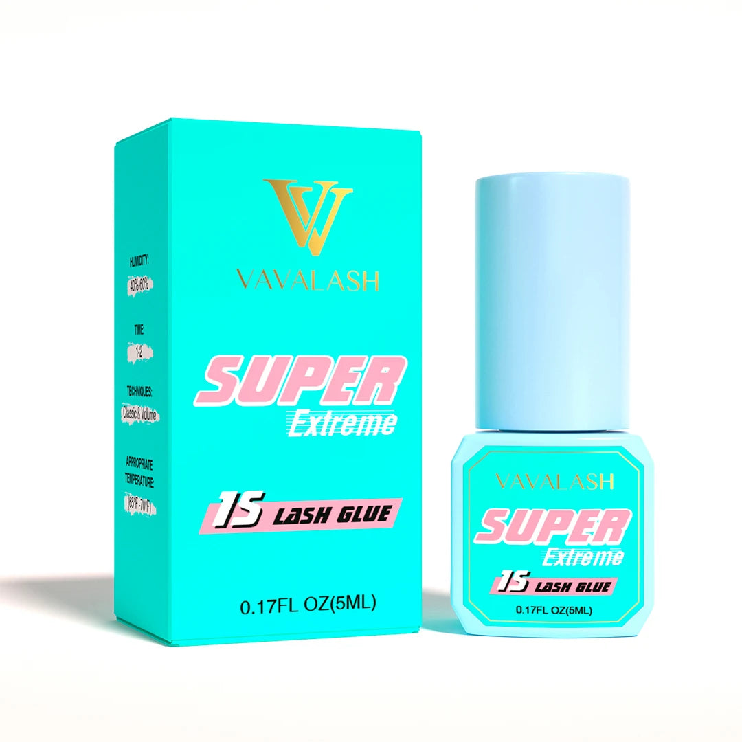 VAVALASH Eyelash Glue 0.3S 0.5S 1S 2S Lashes Extension Adhesive 5ml Fast Drying Lash Glue for Makeup Tool