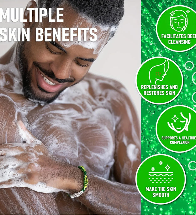 Men's Pine Tar Soap Bar Deep Cleansing Body Soap with Natural Pine Tar & Glycerin,No Phthalate,Moisturizing Exfoliating Formula