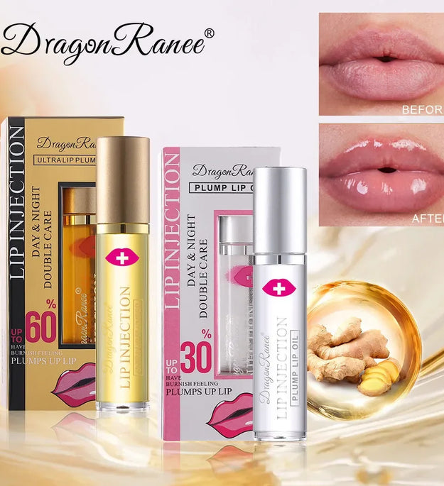 Instant Volumising Lip Plumper Oil Lip Enhancer Lip Gloss Plumping Serum Moisturizing Anti-Wrinkle Lipstick Sexy Lip Care Makeup