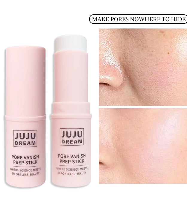 Face Primer Stick,Invisible Pore Base Stick Makeup Concealer Isolation Makeup Front Pore Base Modifying Skin Color Primer Makeup