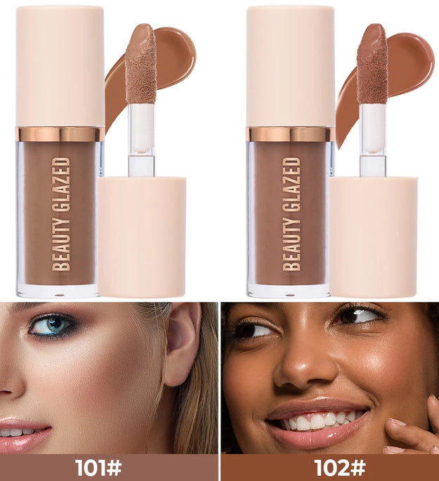 BEAUTY GLAZED Liquid Contour Natural Weightless Long-wearing Smudgeproof Bronzer Face Cosmetics