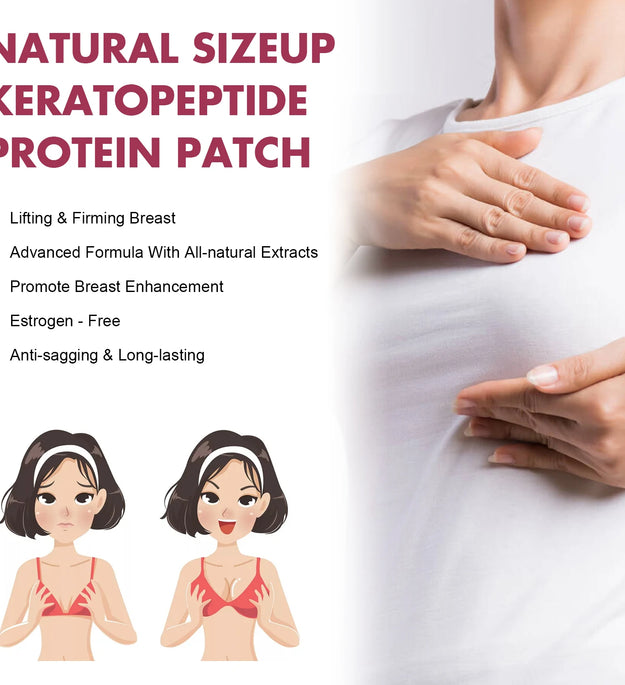 Breast Enhancement Patch: A Breast Care Patch for Preventing Sagging, Lifting, Enhancing Fullness and Increasing Breast Volume.