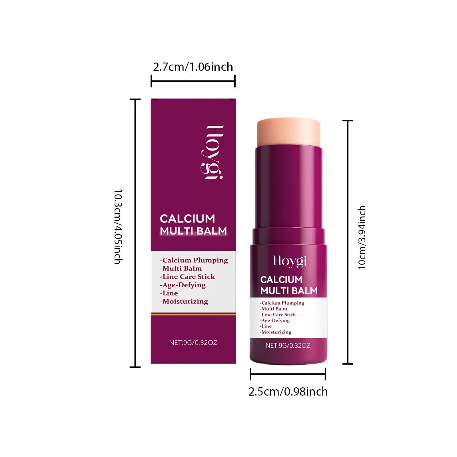 Calcium Multi Balm Firming Lightweight Hydrating Face Balm Tightening Smoothing Moisturing Stick Daily Skincare