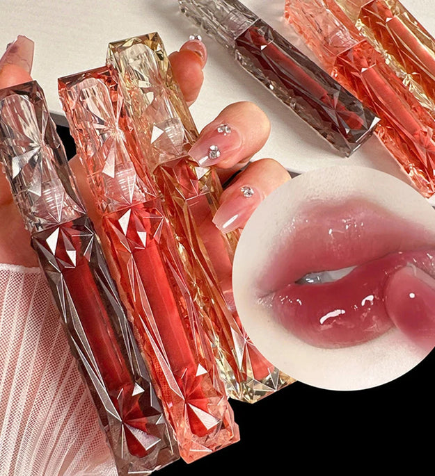 Lip Gloss Long-lasting Moisturizing Easy Halo-dyeing Waterproof Mirror Water Glass Lip Gloss Transparent Color Cosmetics
