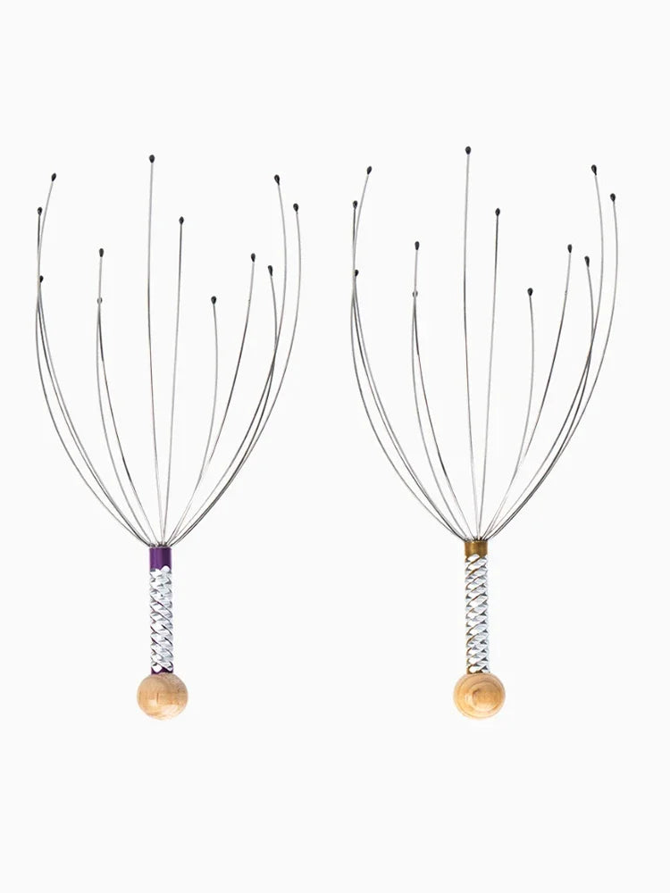 1/2PCS Head Massager Head Scratching Octopus Scalp Non Soul Extractor Divine Tool For Extracting Healthy And Healthy Hair - BlissFully