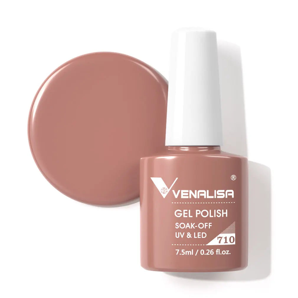 Venalisa HEMA TPO FREE Nail Gel Polish Glitter Gorgeous Full Coverage Soak Off UV LED French Nail Jelly Pink Nude Collection
