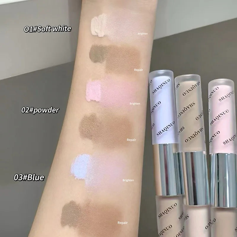Double-head Nose Shading Contouring Brighten Stick Liquid Natural Waterproofing Grayish-brown Tone Face Contour Brighten Makeup