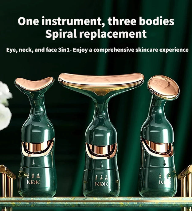 Microcurrent Facial Massager – Lift & Firm Skin, Reduce Wrinkles Face, Neck & Eye Rejuvenation