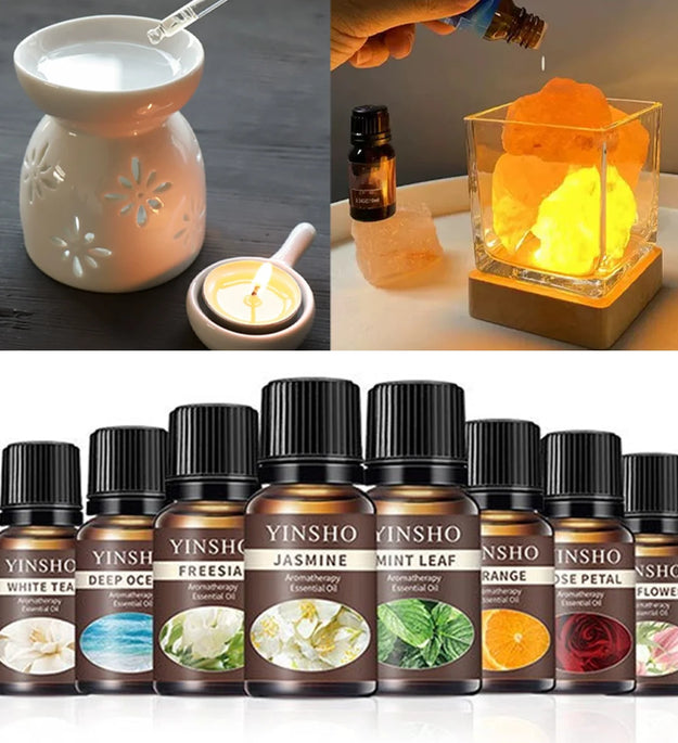 13 Flavors 10ml Essential Oils For Aroma Diffuser Air Humidifier Home Water-soluble DIY Versatile Deodorizing Spray Refresher
