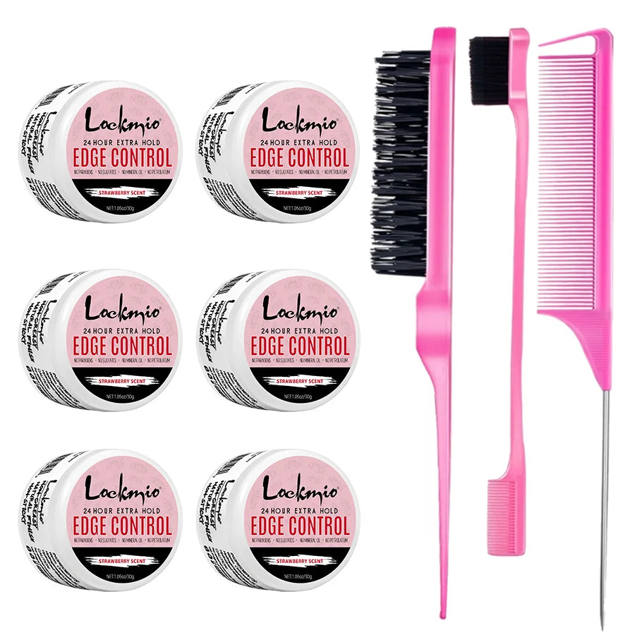 Women and Kid 30g Edge Control Gel Long Lasting Hold Control Wax Natural Finishing Anti-frizz Hair Wax Smoothing Styling Pomade - BlissFully