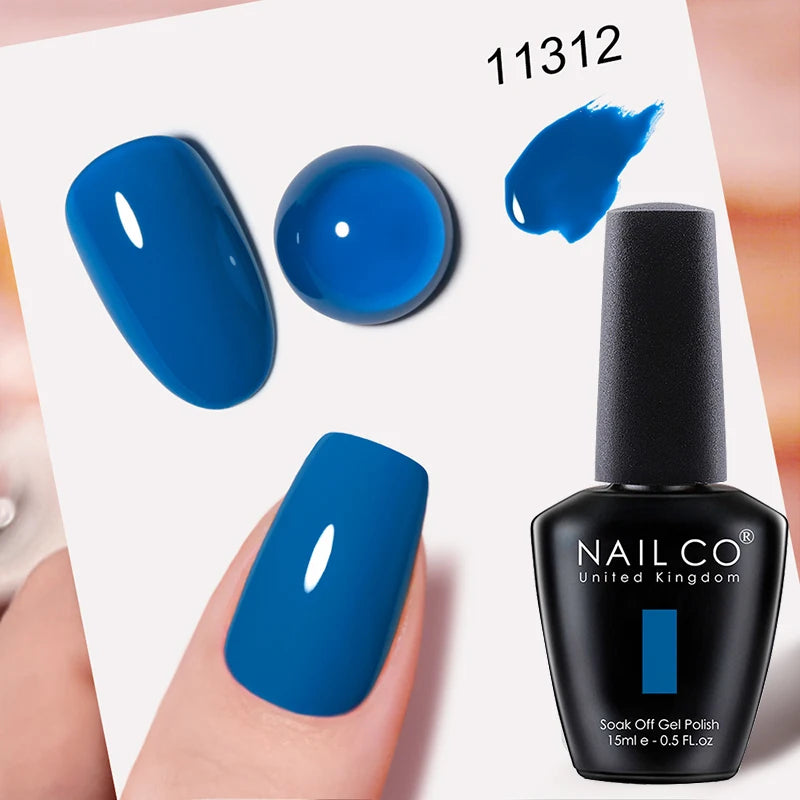 NAILCO 15ml Hema/TPO Free UV Gel Nail Polish Nail Art Manicure Nail Professionals Base Top Varnish Semi Permanent Vernis Nail