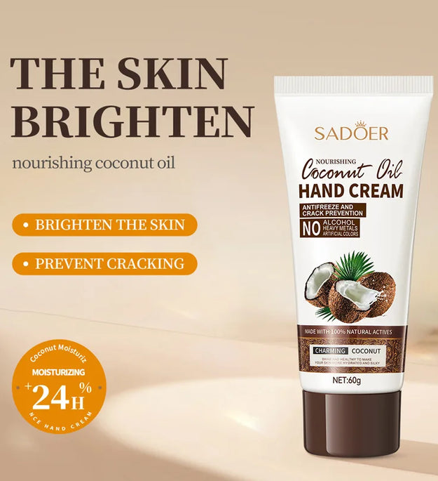 60g Coconut Hand Cream Hands Creams Handcream Anti-Drying Crack Nourishing Moisturizing Firming Hands Skin Care For Women