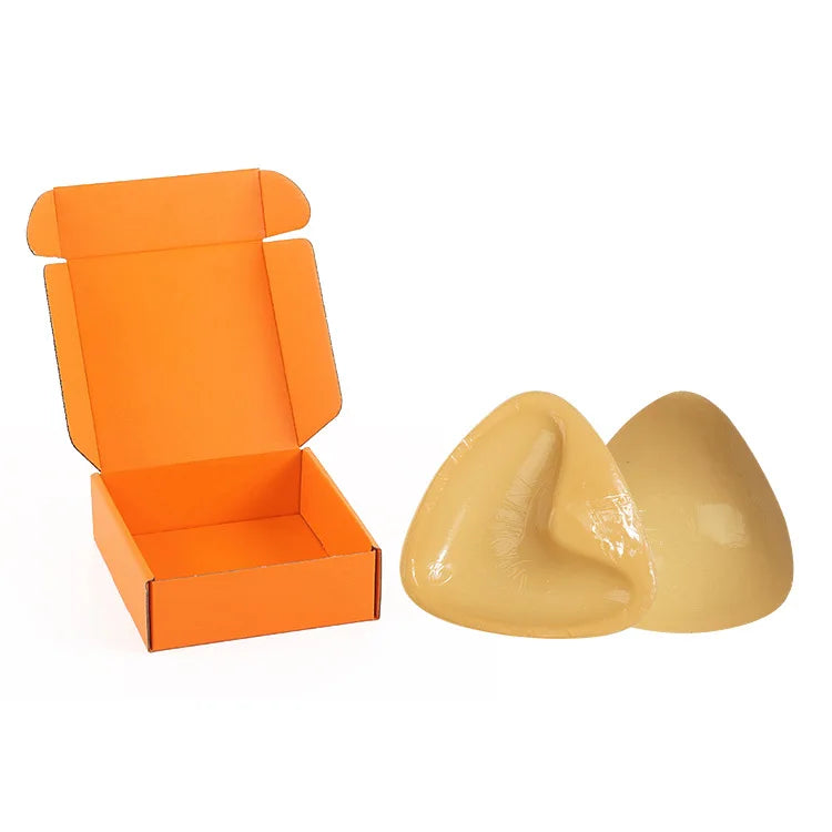 Women Triangle Nipple Cover Sticker Boost Inserts Bra Lift Up Bra Pads Adhesive Cup Chest Patch Breast Invisible Bra Bikini Pad