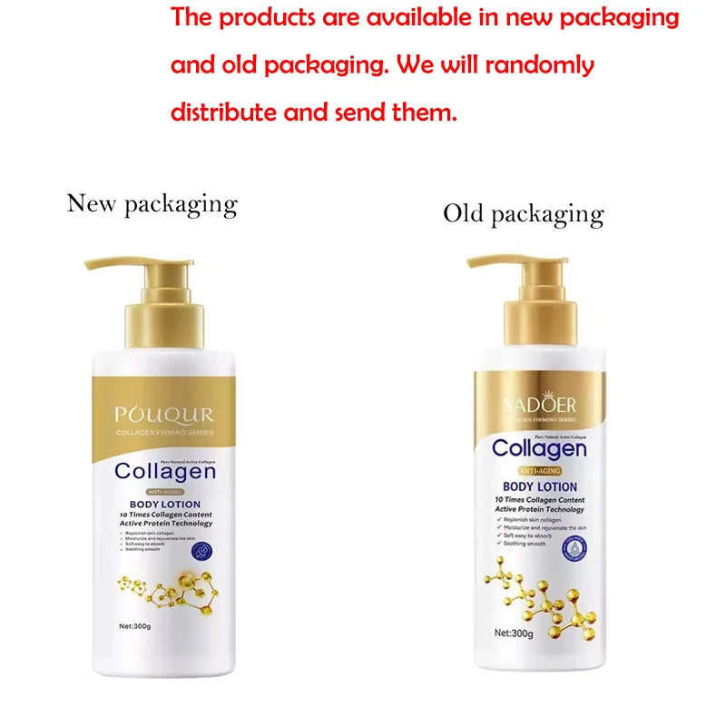 Collagen Milk Bleaching Face Body Cream Whitening Skin Moisturizing Lotion Lightening Care
