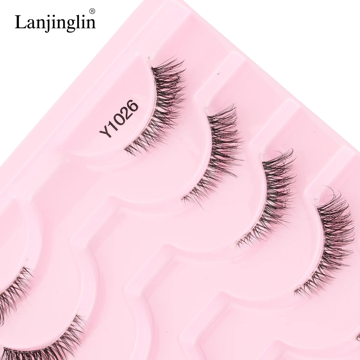 Fake Lashes 3/10 Pairs Half Lashes Cat Eye Natural Long Wispy 3D Mink Eyelash Reusable Makeup Tool Faux Cils maquillaje Cílios