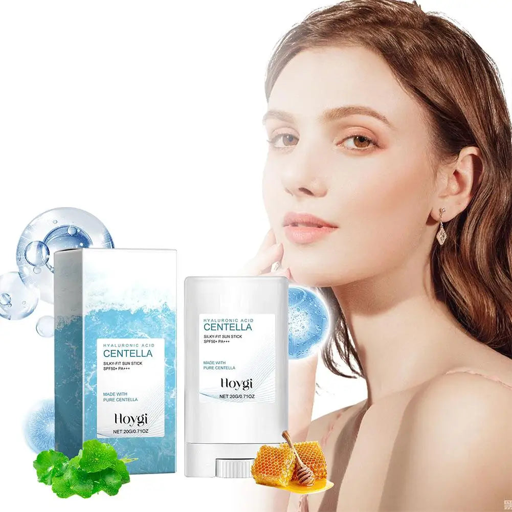 Hyaluronic Acid Face Serum Face Sunscreen Stick Refresh Sun Stick SPF50 PA Lightweight Sunscreen Stick Moisture Stick Sunscreen - BlissFully