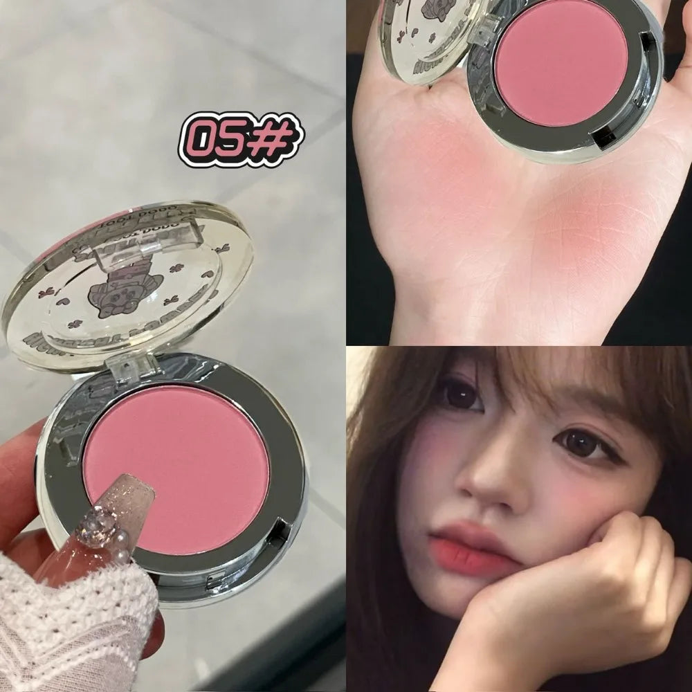 Sweet Dream Matte White Highlighter Powder Natural Korea Face Rouge Palette Contour Blush Brigthening Reparing Makeup Plate