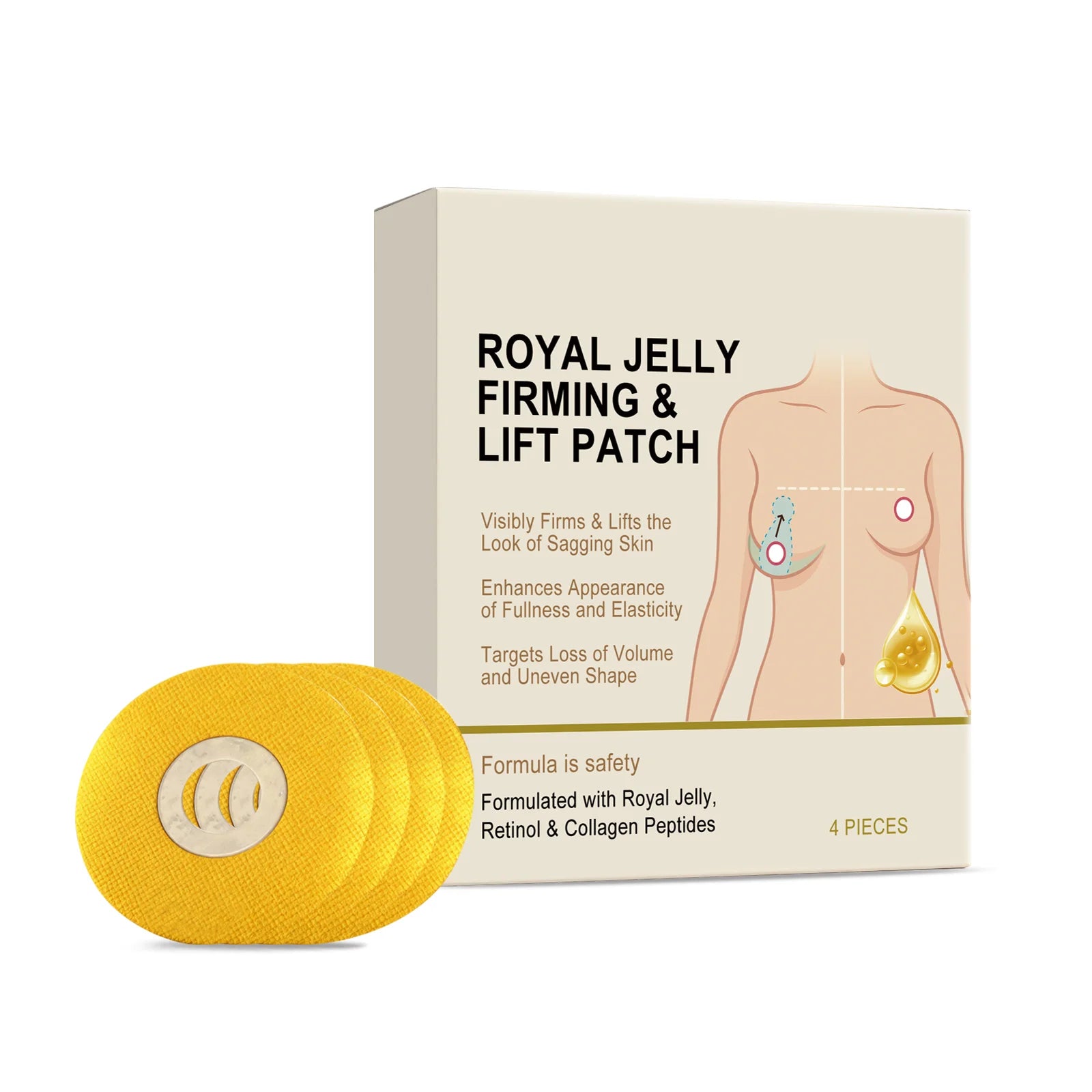 Breast Firming Lifting Patch Plumping Size Up Improve Breast Flat Prevent Sagging Shaping Tighten Bigger Breast Enhancer Patch