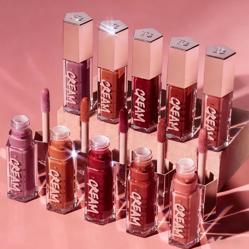 Fenty Beauty Multi-color Contour Stick Concealer Facial Matte 3D Diamond Highlight Non Fading Water Gloss Lip Glaze Gloss Makeup
