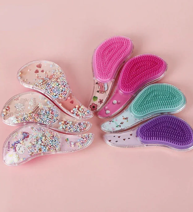 Cartoon Animal Baby Combs High Quality Anti-knot Hair Massager Kids Hair Brushes Hairdressing Comb for Children Adult Hair Care