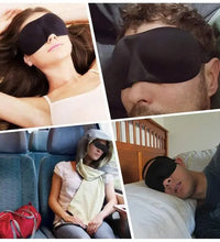 Soft 3D Contoured Sleeping Mask Breathable Eye Shade Comfortable Lightweight Eye Cover for Men and Women Night Travel Rest Aid - BlissFully