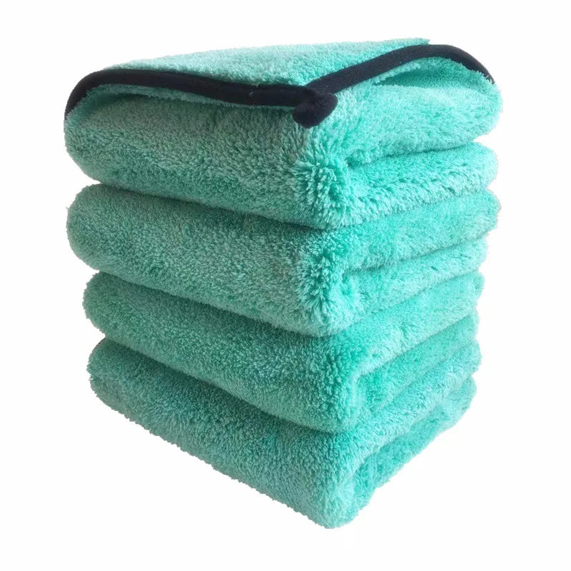 Coral Velvet Towel 80/20 Polyester Brocade Microfiber Long Hair Self-Weight Water Collection Polishing Towel 1200 Grams Of Pumi - BlissFully