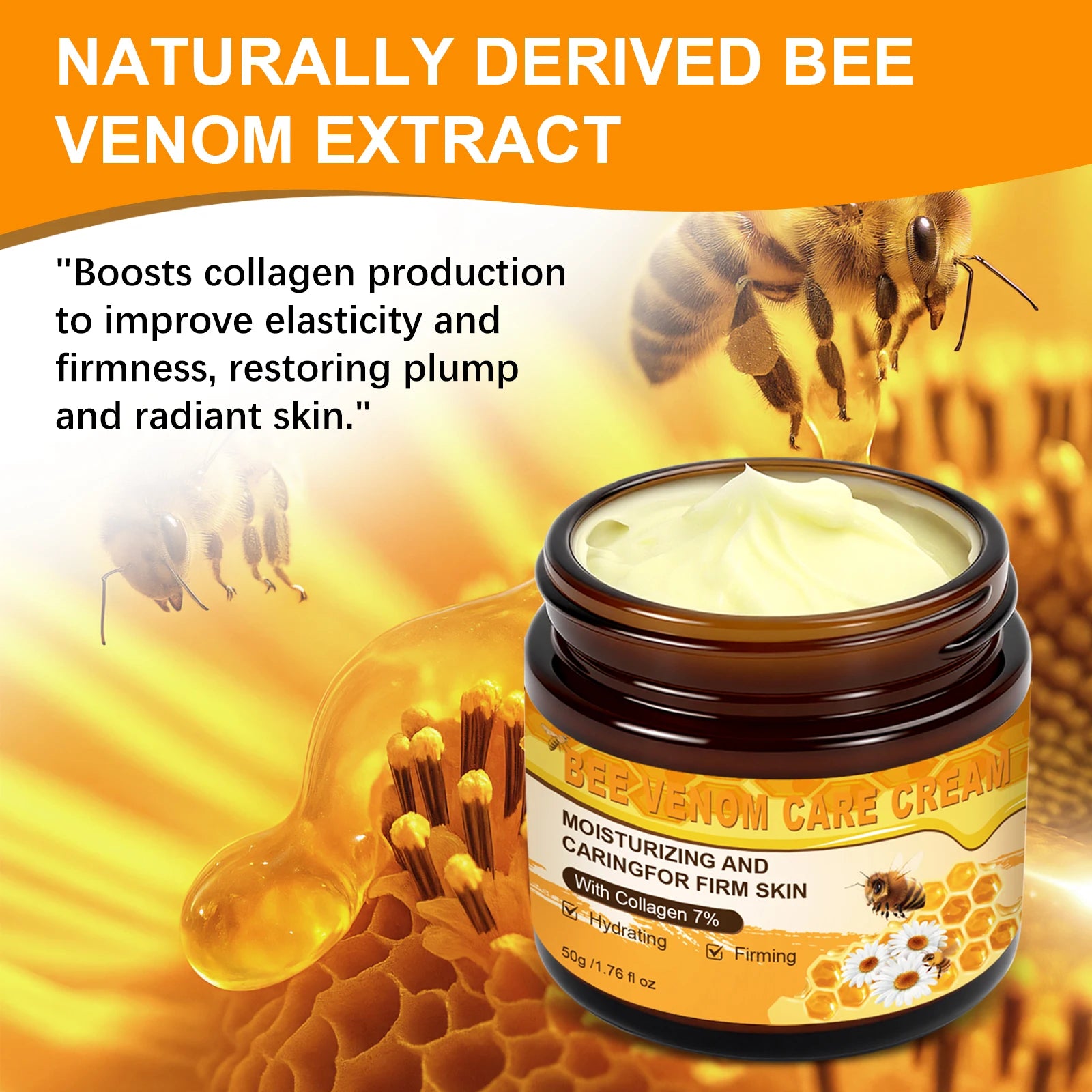 Bee venom moisturizing facial lifting, firming, reducing fine lines, eye bags, whitening and skincare gift box for women - BlissFully