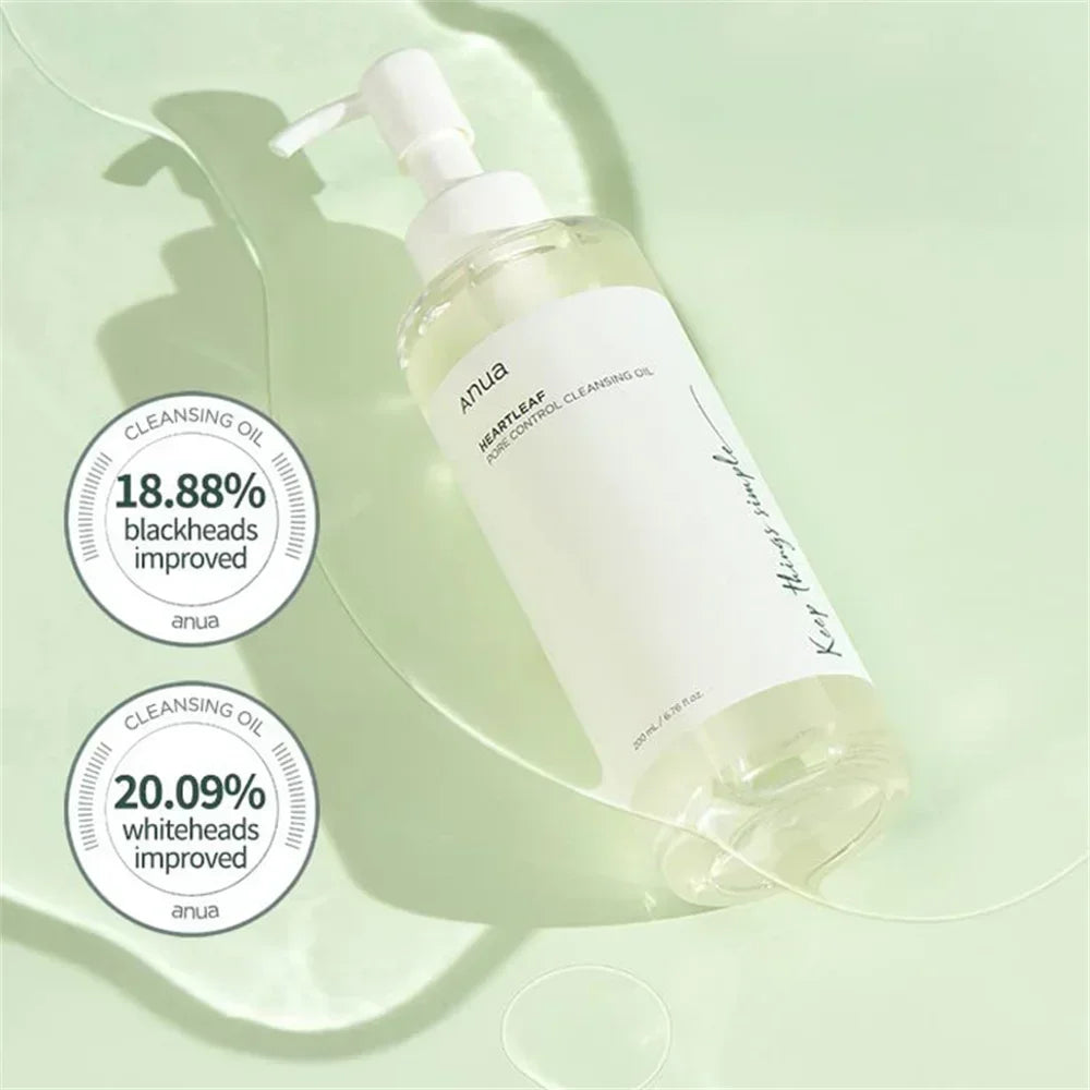 Anua Skincare HeartLeaf 77 Toner Moisturizing Pore Cleansing Oil Exfoliating Oil Control Quercetin Face Wash Deep Cleansing - BlissFully