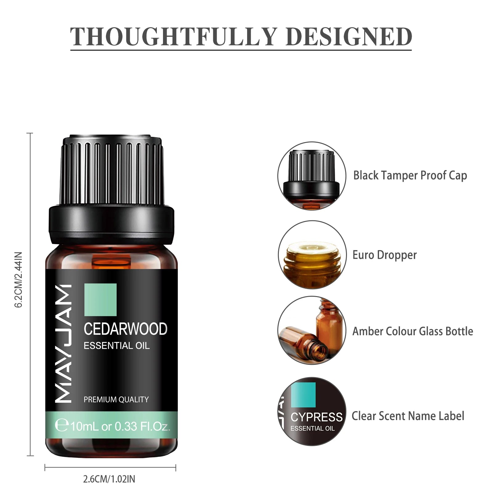 10ml Cedarwood Lemongrass Rosemary Essential Oil Pure Natural Essential Oils Vetiver Citronella Ylang Ylang Diffuser Aroma Oil