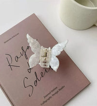 Super Fairy Three-Dimensional Butterfly Half-Tied Hair Back Of The Head Acetate Clip Hair Accessories For Women - BlissFully