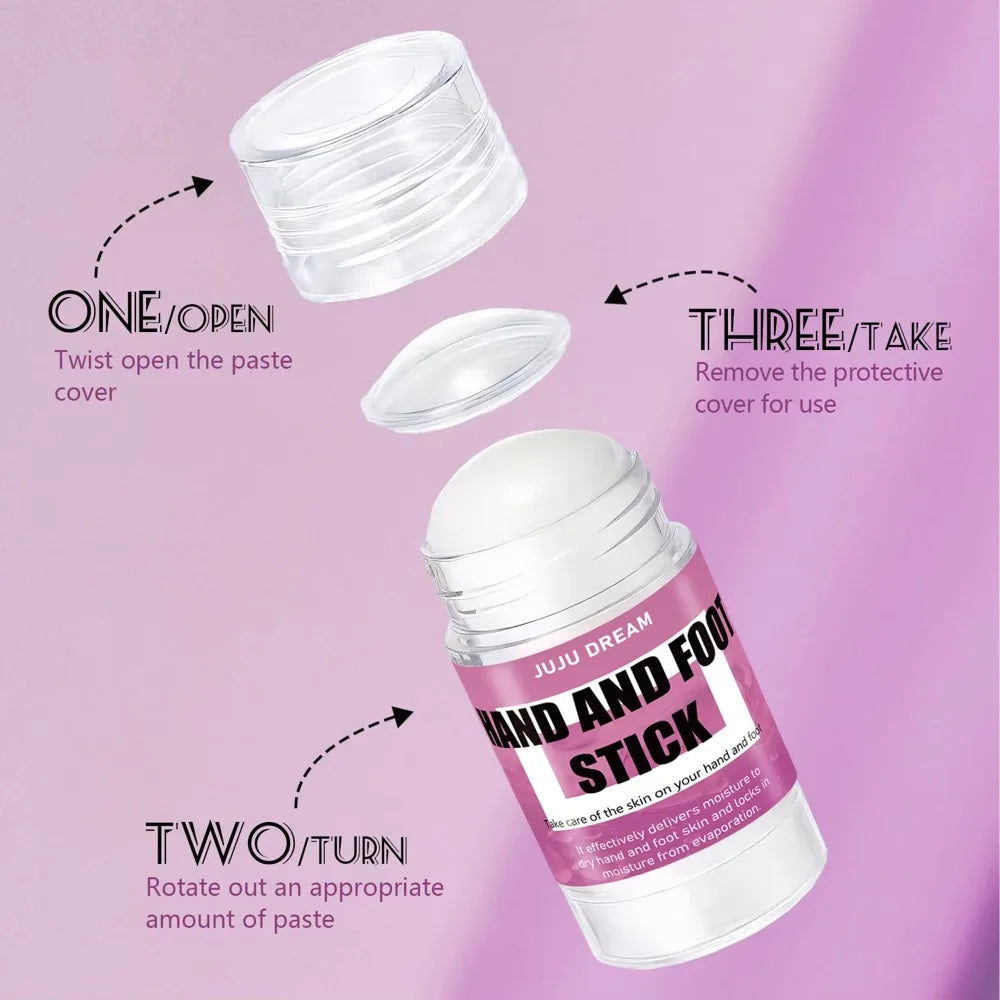 Urea Glycerin Foot & Hand Care Stick, Moisturizing Repair for Dry Cracked Skin, Gentle Formula, Long-Lasting Hydration, Unisex