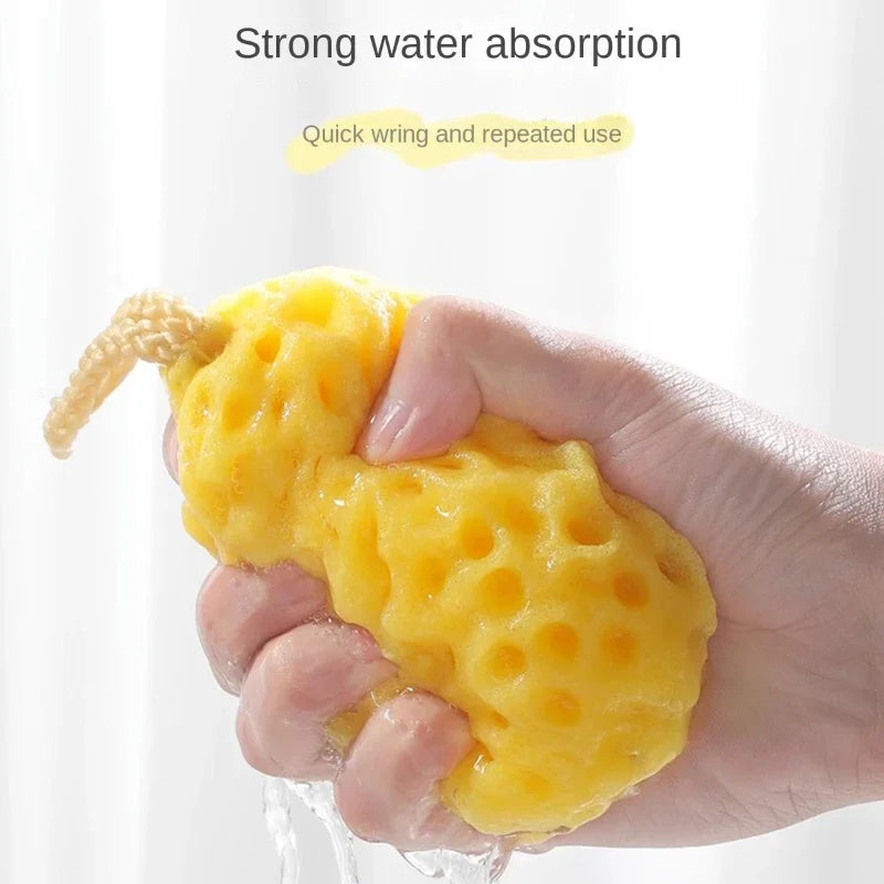 Soft Mesh Shower Sponge Ball Nylon Baby Cleaning Brush Shower Foam Body Cleaner Exfoliating Scrub Shower Ball Bathroom Products